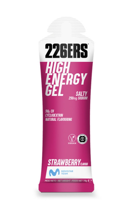 HIGH ENERGY GEL 76G SALTY STRAWBERRY